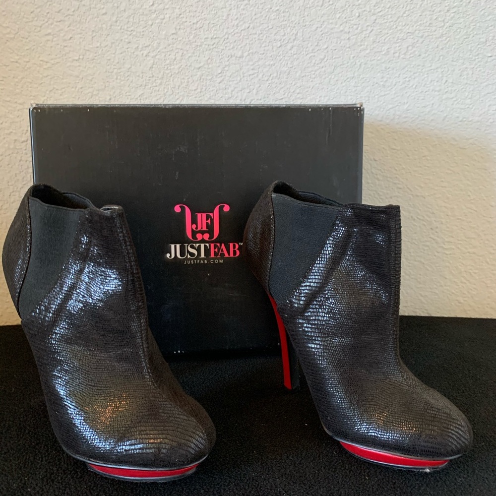 Just Fab Alma Platform Bootie